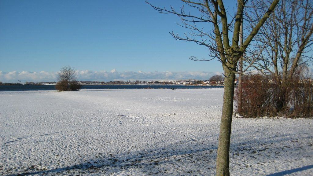 Kerteminde Fjord med udsigt over Kerteminde by